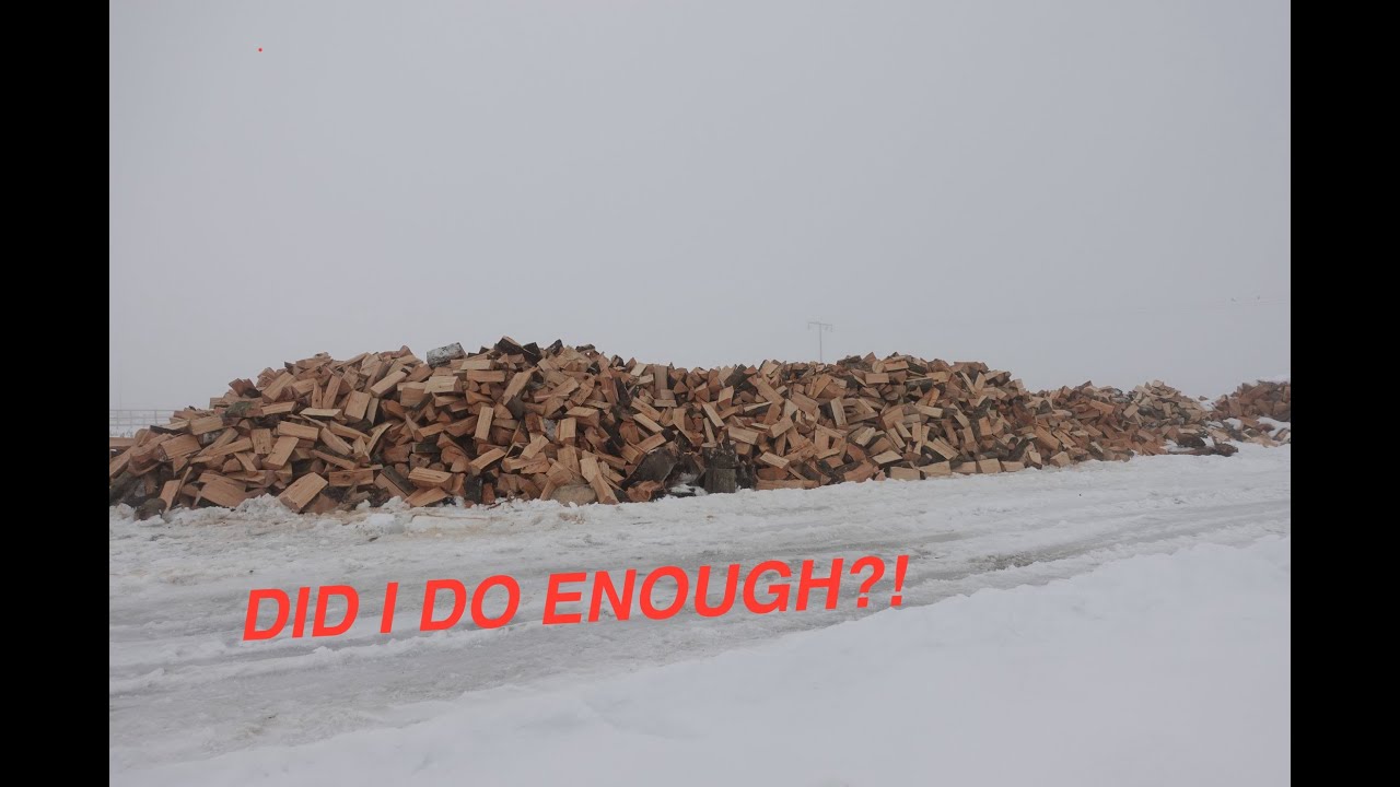 One man firewood production(is it worth it?)