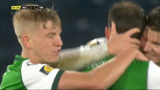 Christian Doidge equalises for Hibernian in Scottish Cup Semi-Final against Heart Christian Doidge equalises for Hibernian in Scottish Cup Semi-Final against Heart
