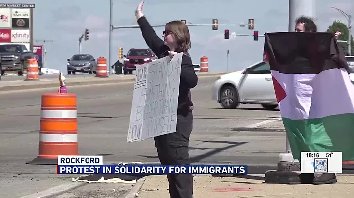 Protest in solidarity for immigrants