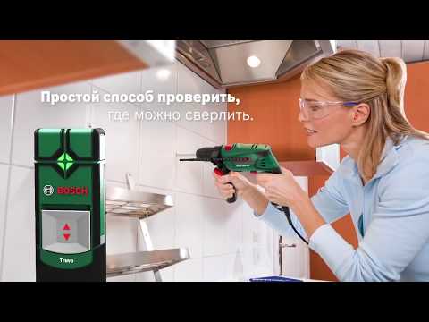 Обзор Детектор для обнаружения проводки Bosch TRUVO