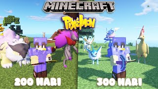 300 Hari di Minecraft tapi Pixelmon Only