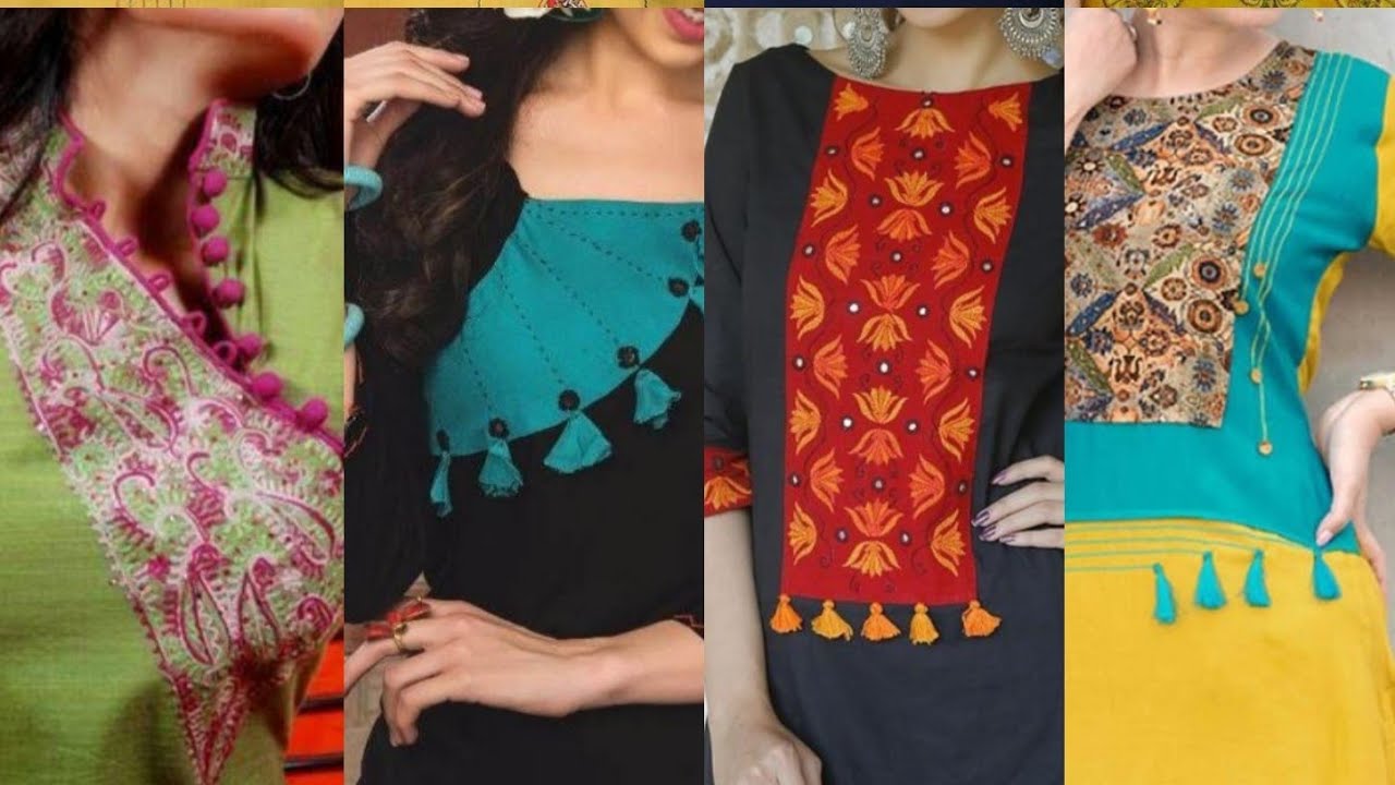 30 Stylish Potli button neck designs for kurtis and salwar suits | Bling  Sparkle