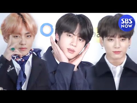2018 SBS 가요대전] '레드 카펫 포토타임 '방탄소년단' / SBS Music