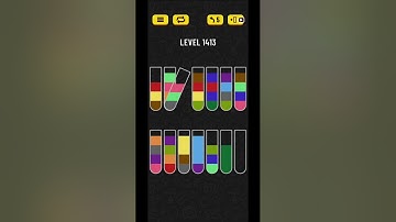 Water sort puzzle level 1413
