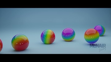 Bouncing Balls Endless Loop Blender 3D Animation soft body simulation in cycles