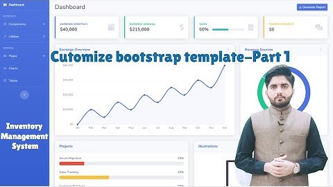How to Customize Bootstrap Template (Part 1) | Hindi, Urdu