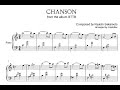Ryuichi Sakamoto Chanson BTTB Album 歌 Piano Sheet Music Ryuichi Sakamoto Chanson BTTB Album 歌 Piano Sheet Music