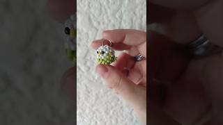 3D mini beaded bird, mini Amigurumi #diykeychain #diy #shorts #keychain #cute #animals