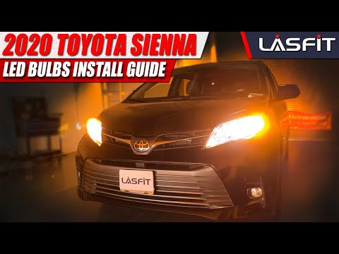 2020 Toyota Sienna | How to install LED headlight bulb backup light turn signals...