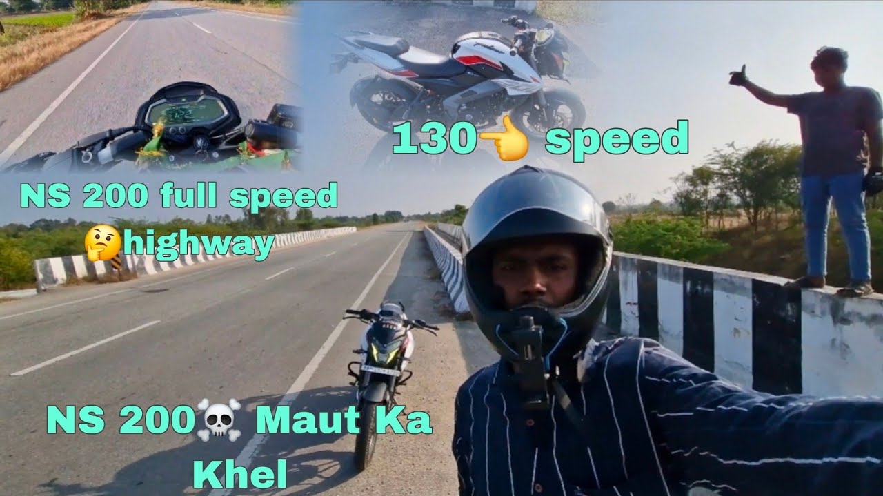 2. “130 Speed Pe NS200 😱 | Highway Full Throttle | Thoda Sa Miss = Crash 💥”