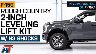 20092020 F150 Rough Country 2Inch Leveling Lift Kit with Premium N3 Shocks Review & Install