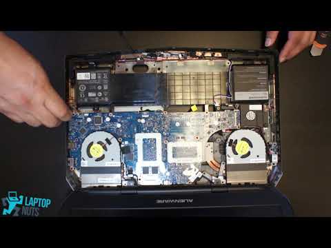 Laptop Alienware 17 R3 Disassembly Take Apart Sell. Drive, Mobo, CPU & other parts Removal