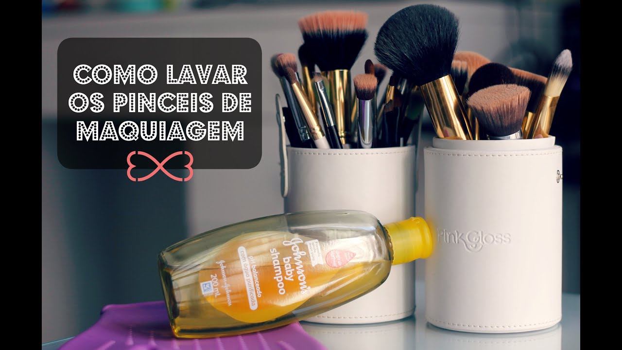 COMO LAVAR E SECAR CORRETAMENTE OS PINCÉIS DE MAQUIAGEM