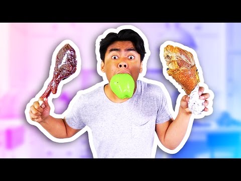 GUMMY VS REAL FOOD 4!!!