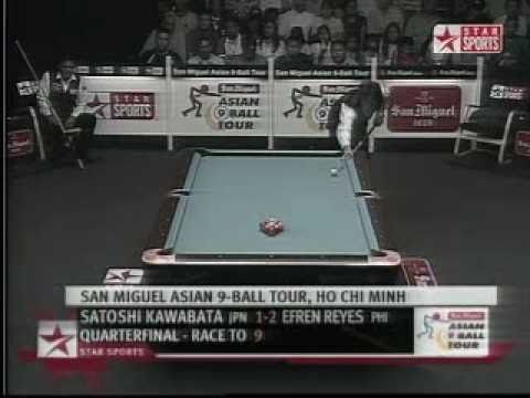 Efren Reyes vs Satoshi Kawabata