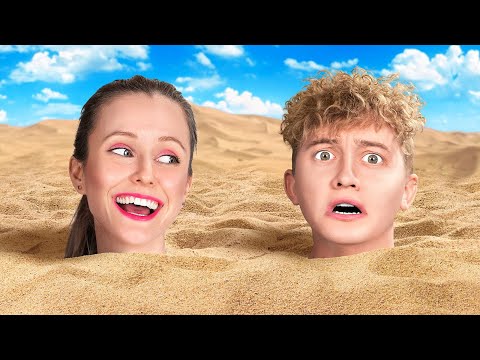 24 HOURS IN DESERT - PRIZE 0 000 || Incredible Challenge by BadaBOOM!