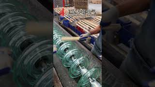 Insulator connection process#insulator #electric #electrical #manufacturing #factory #connection