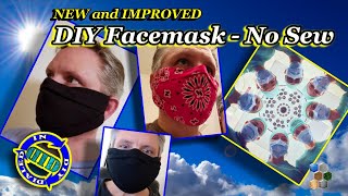 Make a Better Face Mask - Improved DIY No Sew Method by Dialed In DIY 584 views 4 years ago 7 minutes, 32 seconds