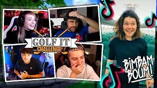 Vidéo TikTok Bim Bam Boum pour le perdant, la Team Croûton sur Golf It !