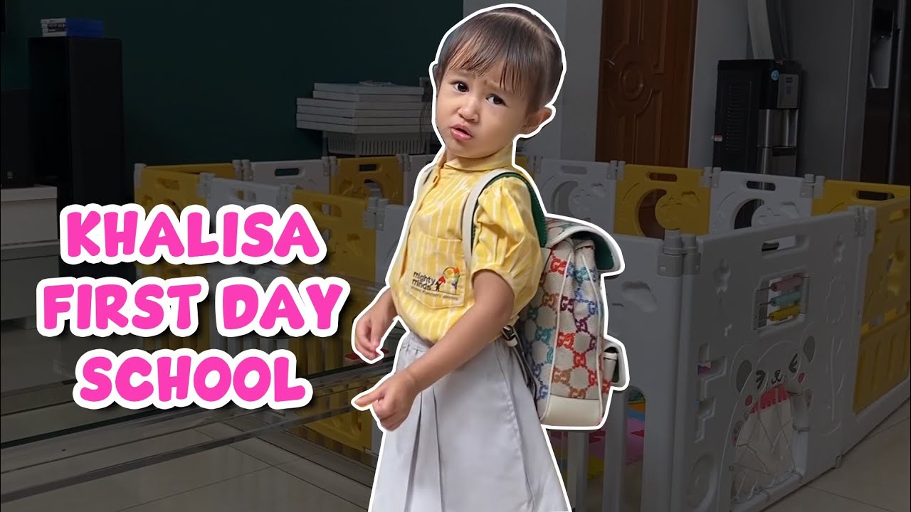 KARTIKA PUTRI DAN HABIB NEMENIN KHALISA BERANGKAT SEKOLAH. KHALISA NANGIS GA YAAA?