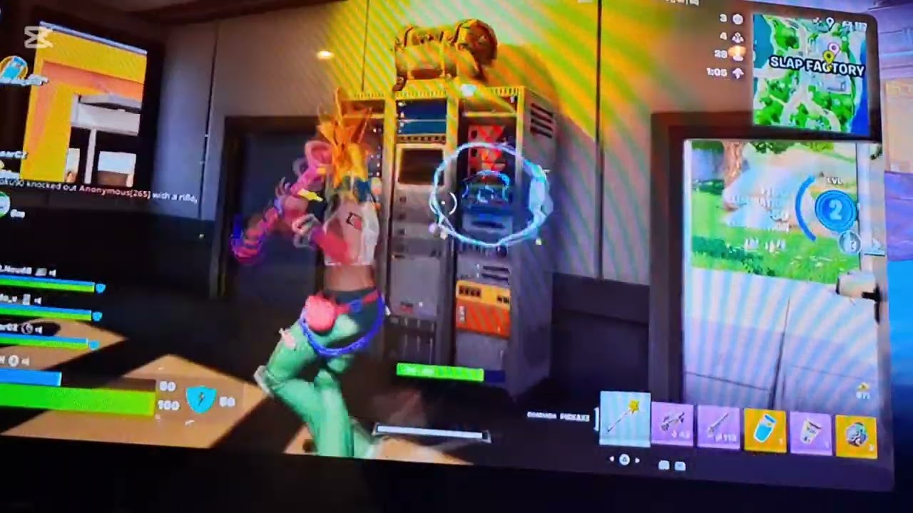 I play FORTNITE with my cousin !!!