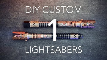 Custom Lightsabers making process - part 1/2