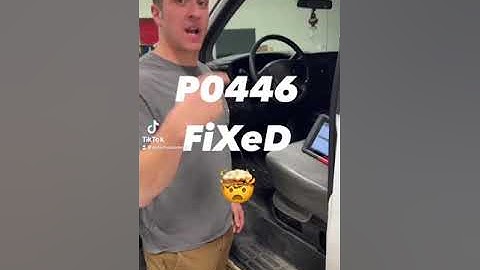 Super easy test for a common P0446 on GM trucks and SUVs #shorts #cars #gotech #autorepair #fixed