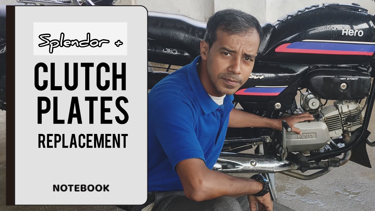Splendor Plus Clutch Plates Replacement. YouTube