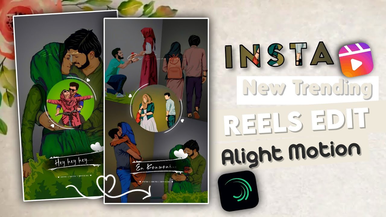 New Style 🦋 Lyrical Video Editing 🎧 Alight Motion Video Editing 🧕 ...