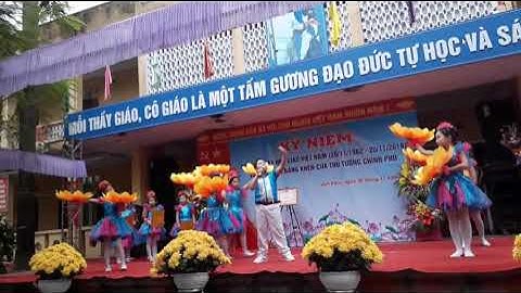 Bài múa   Lời ru của cô do lớp 4c trường Tiểu học Vĩnh Khúc biểu diễn