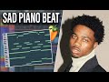 How to Make Sad Piano Beats For Beginners (Roddy Ricch, Juice Wrld, Polo G) | FL Studio