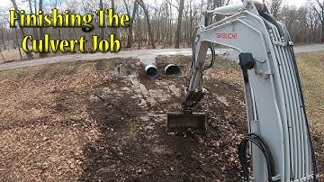 Finishing The Culvert Job
