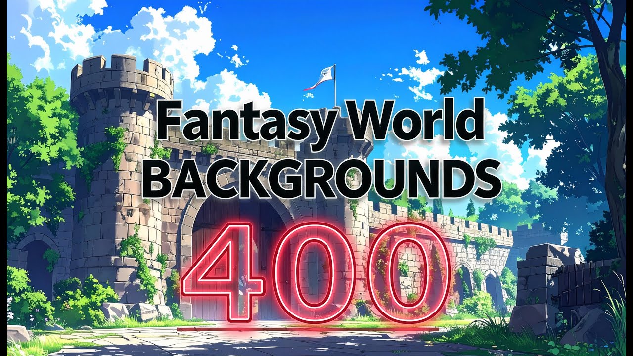 400 Background Images of a Fantasy World