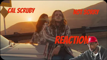 Cal Scruby - Not Sorry (Official Music Video) REACTION