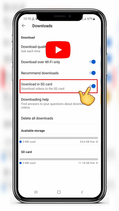 How to download YouTube video in sd card | How to download youtube video in gallery