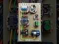 This image shows a basic motor starter control panel used in industrial electrical systems ⚡🔧. The s
