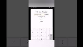Simulate a coin toss any number of times in HTML css Javascript. #htmltags #html #htmlcoding #code