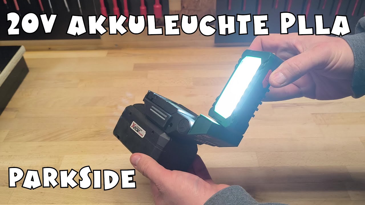 PARKSIDE® 20V Akku-LED-Leuchte PLLA 20 Li A1