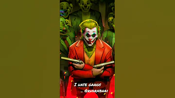 joker attitude watsapp status lay lay version 2 i hate gangs #shorts #youtubeshorts #joker