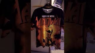 Manowar kings of metal t shirt (double side)
