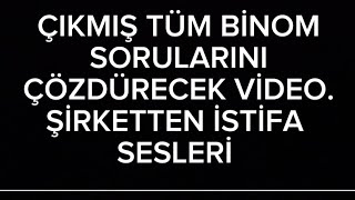 Binom tüm soru kalıpları. Binom nasıl çözülür.