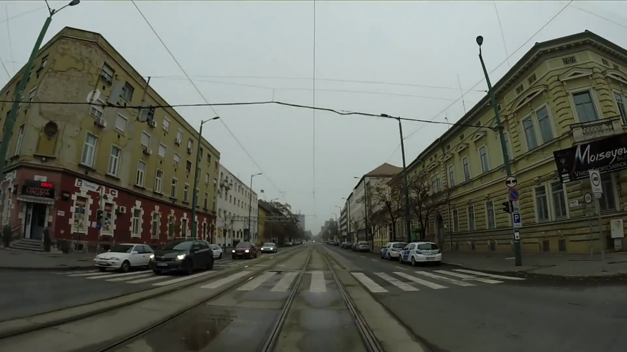 Szeged, tram line 2: Európa liget - Szeged pályaudvar