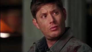 Dean Winchester holding Lucille (The Walking Dead Shoutout)Supernatural 12x15