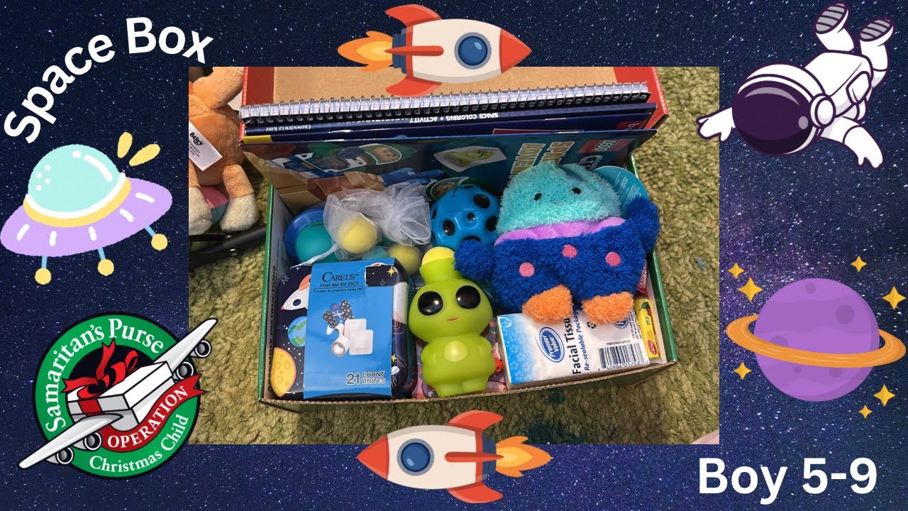 Operation Christmas Child Unboxing/ Space Theme/ Boy 5-9