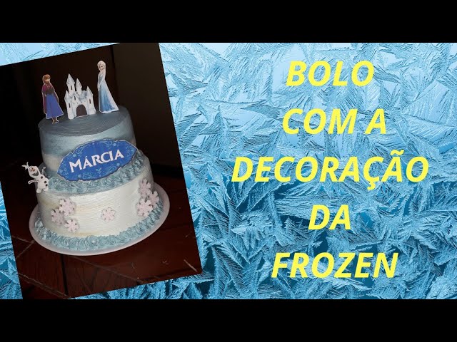 Como Decorar Bolo Frozen Elsa (Trança em Chantilly 2) - video Dailymotion