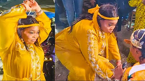 See How Yoruba Actress Toyin Tomato Dances At Mc Oluomo's Birthday And Sanwo-olu & Bola Tinubu Party