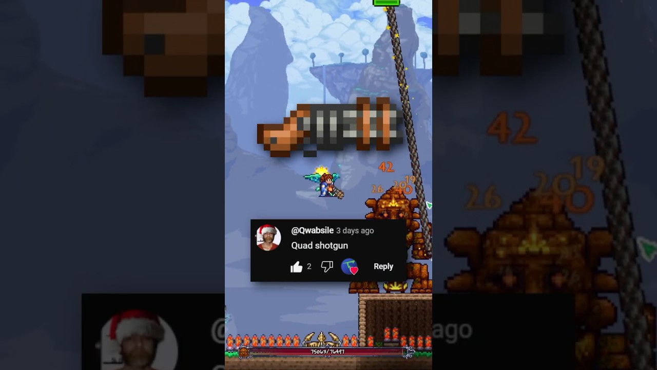 Terraria Fact Day 31: Quad-Barrel Shotgun 