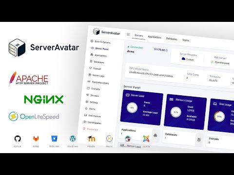 ServerAvatar - удобная и функциональная панель управления VPS