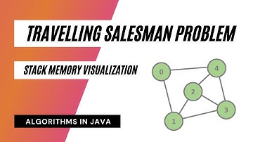Travelling Salesman Problem (TSP) with Recursion | Stack Memory Visualization