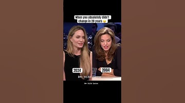 Thumbnail of Angelina Jolie absolutely didn’t change in 20 years 😮🤍Music by @speciimen_  #angelinajolie